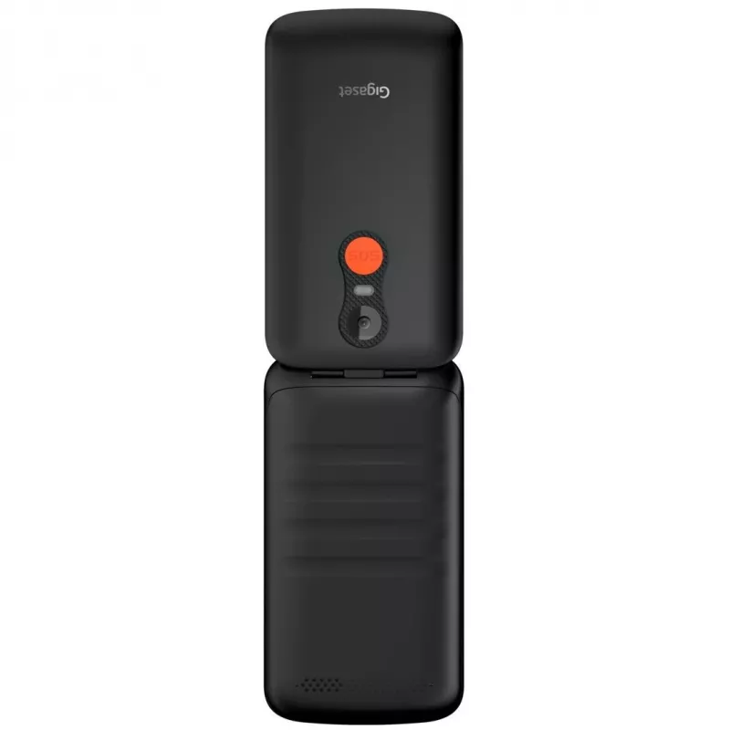 Gigaset GL595 telefono per anziani 7,11 cm (2,8 pollici) Dual SIM, pulsante SOS, resistente a schizzi e polvere, 32 MB RAM, slot microSD, nero