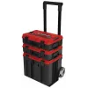 Valigetta per attrezzi Einhell E-Case Tower nero rosso polipropilene resistente al calore protezione dagli schizzi