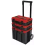 Valigetta per attrezzi Einhell E-Case Tower nero rosso polipropilene resistente al calore protezione dagli schizzi