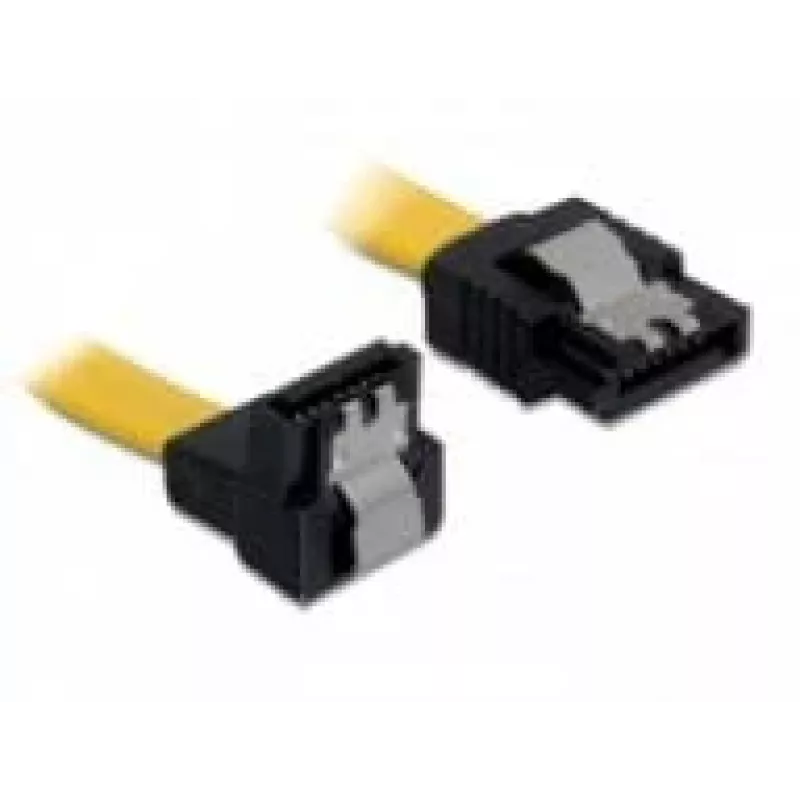 Cavo SATA connettore maschio/connettore maschio DeLOCK 0,2 m giallo