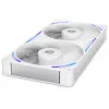 NZXT F280X RF-U28PN-W1 ventola per case RGB da 280 mm, 140 mm, 2400 giri/min, 41 dB, bianca
