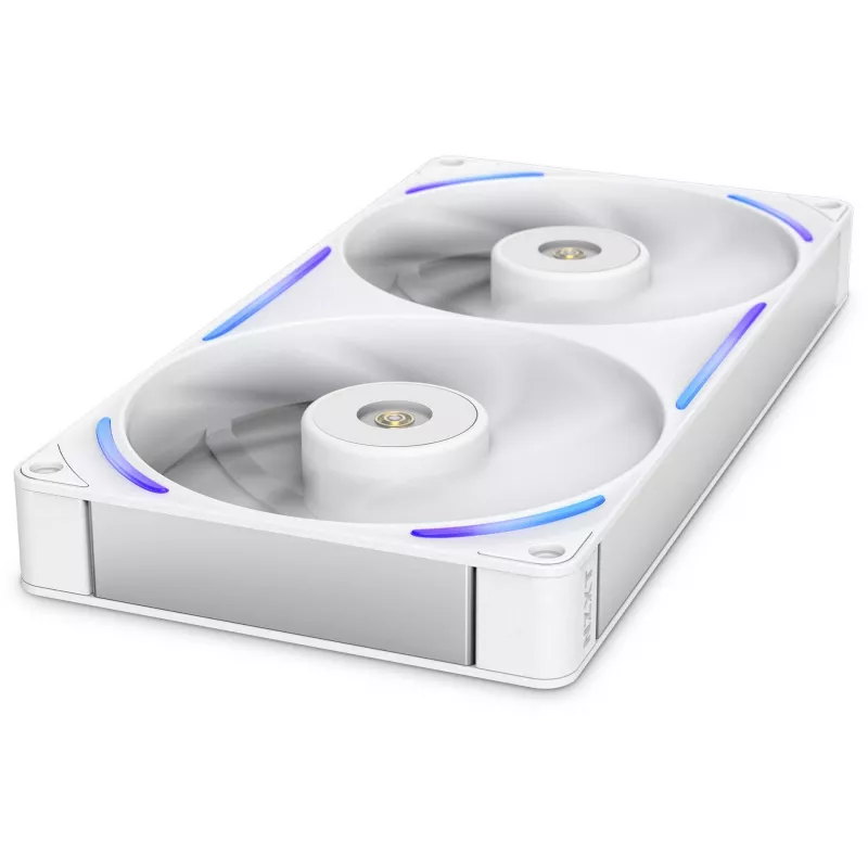 NZXT F280X RF-U28PN-W1 ventola per case RGB da 280 mm, 140 mm, 2400 giri/min, 41 dB, bianca