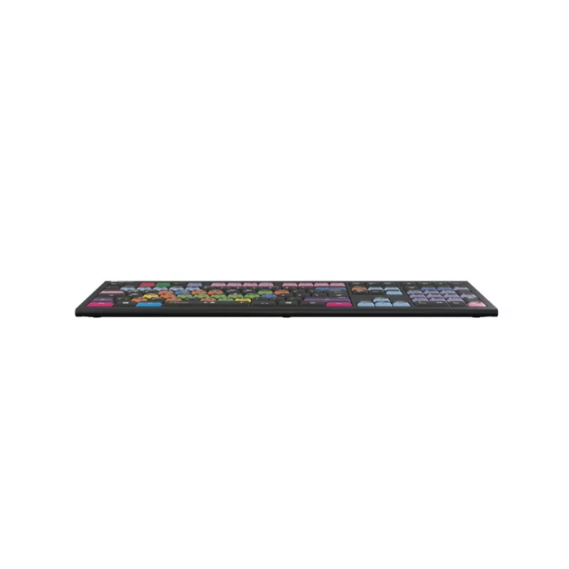 Tastiera Logickeyboard LKB-FLS-A2PC-DE Universal USB QWERTZ tedesca nera