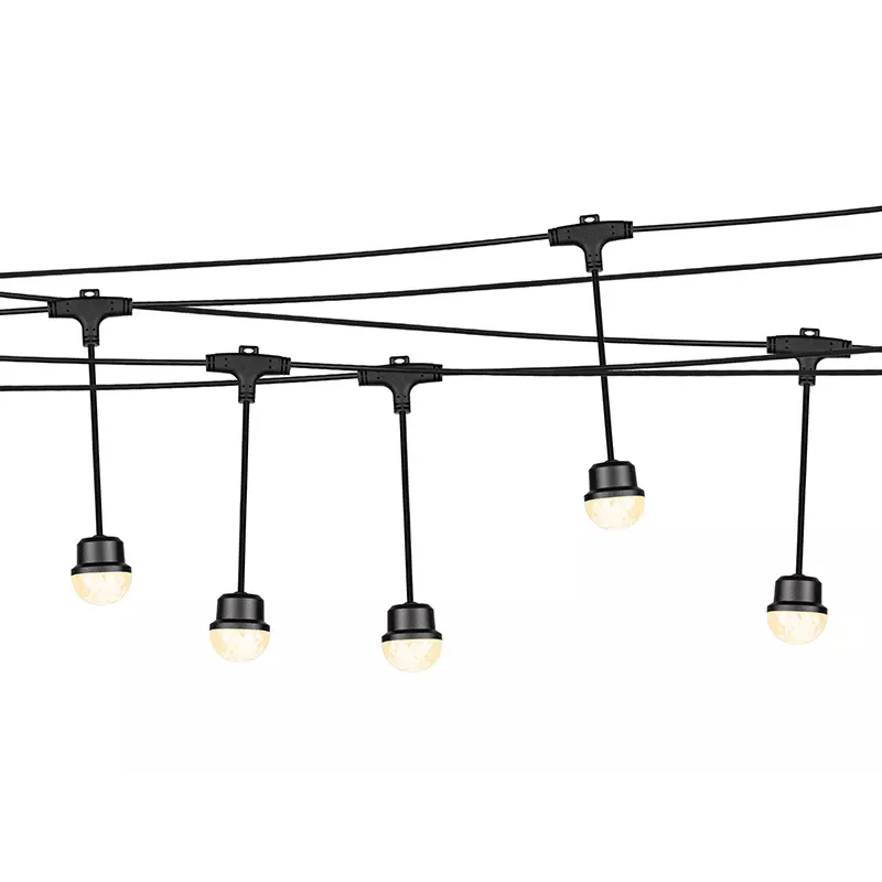Catena luminosa da esterno Tracer 46970 IP65 230V 15 lampadine 45W