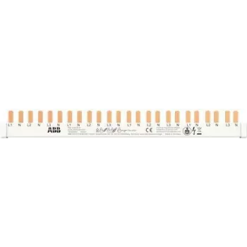 ABB PSc 3/24/10 N barra di fase 3Ph.+N 24Pins 10 mm² (2CDL230331R1012)