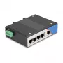 Switch Ethernet DELOCK 80162 — 5 porte Gigabit RJ45 per montaggio su guida DIN