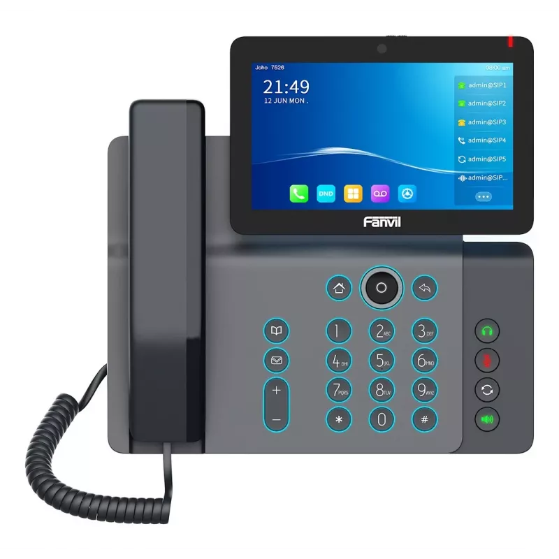 Fanvil V67 telefono IP nero 20 linee LCD Wi-Fi