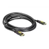 Cavo HDMI High Speed con Ethernet Delock 82455, HDMI-A maschio – HDMI-A maschio (19 poli), 4K, 5 m, nero