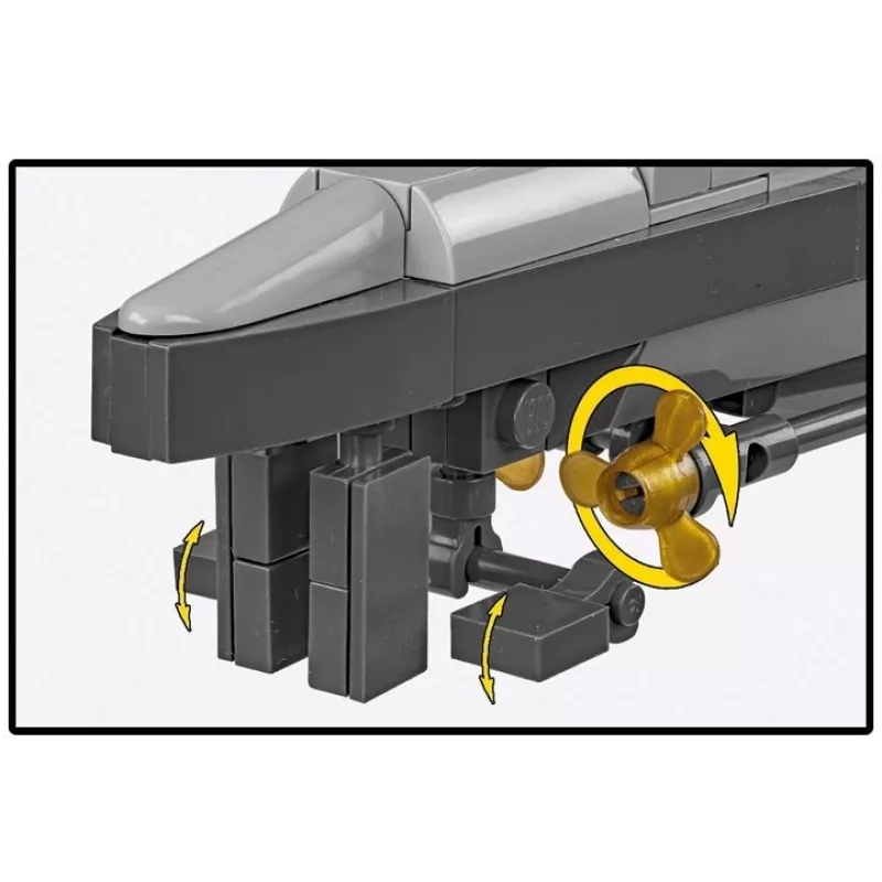 Set da costruzione Cobi sottomarino U-52 – set modello da 474 pezzi