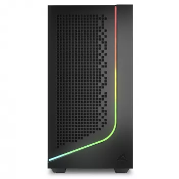 Case PC Sharkoon J1000 ARGB mATX — case mid-tower micro-ATX con illuminazione ARGB