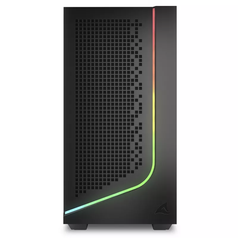 Case PC Sharkoon J1000 ARGB mATX — case mid-tower micro-ATX con illuminazione ARGB