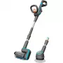 Pulitore elettrico per terrazze GARDENA 14842-55 18V batteria costruzione leggera