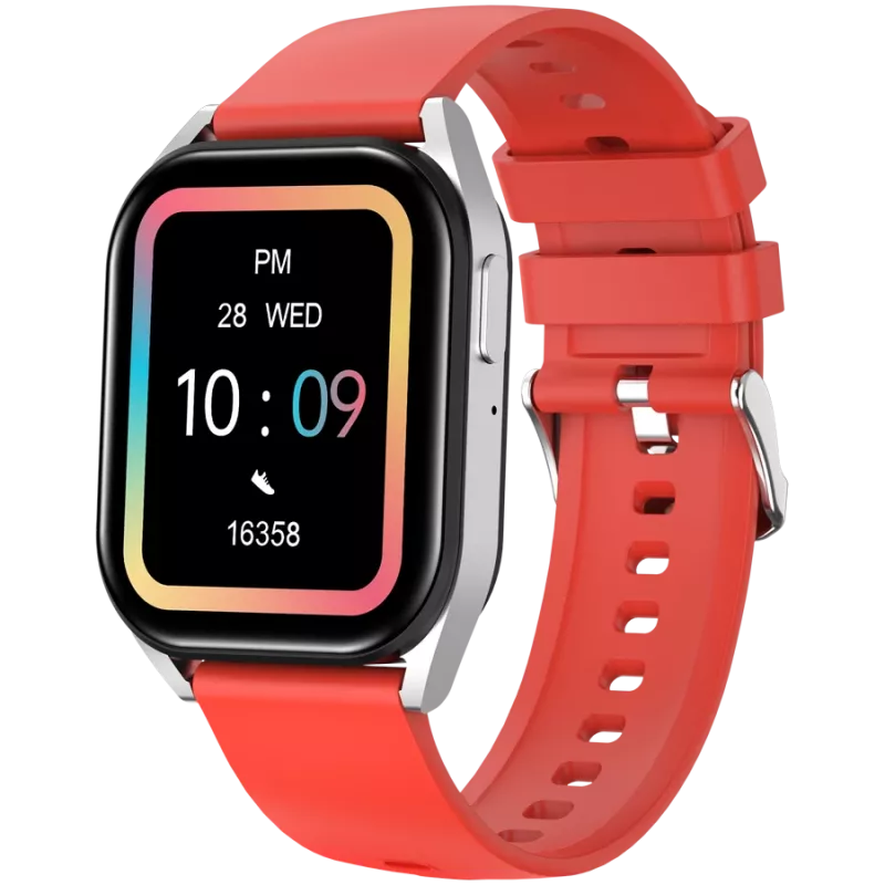 Smartwatch CANYON Chatter SW-58 BT-CALL argento rosso