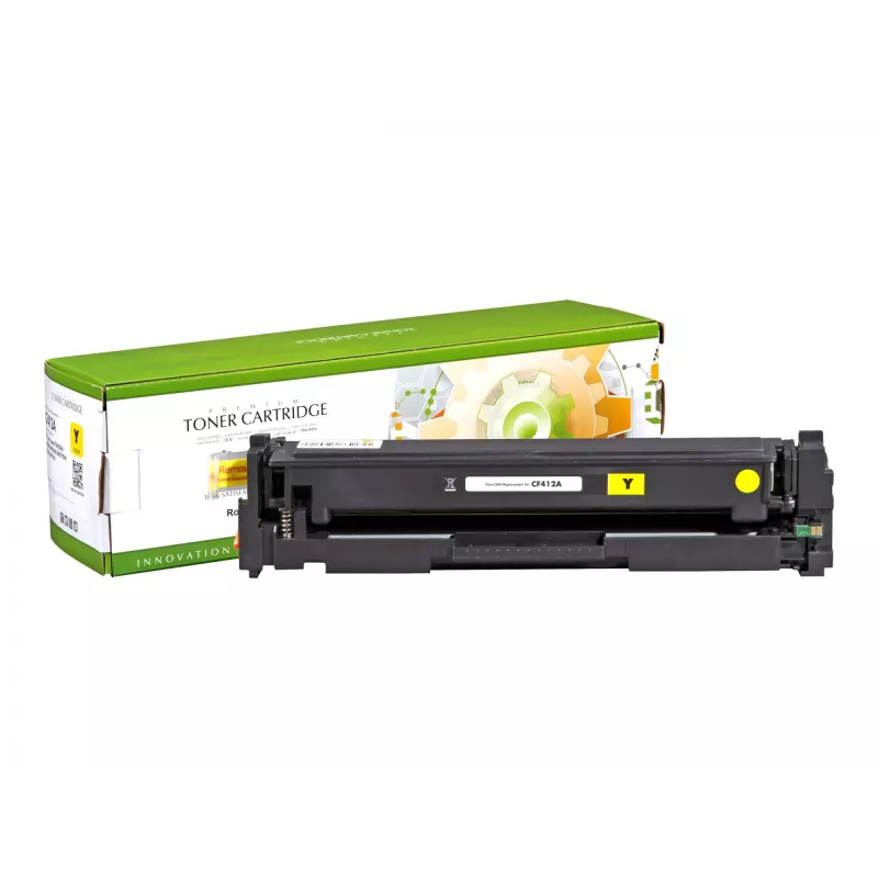 Cartuccia toner STATIC compatibile con HP CF412A giallo compatibile 2.300 pagine