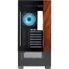 Cooler Master Elite 690 case PC, Midi-Tower, ATX, Tempered Glass - 4x ventole ARGB, legno, nero