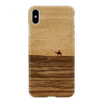 Custodia per smartphone man and wood per iPhone XS Max — terra white