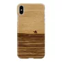 Custodia per smartphone man and wood per iPhone XS Max — terra white