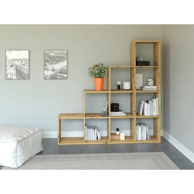 Libreria da soggiorno Topeshop STEP ARTISAN 4X4