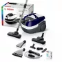 Aspiratore acqua e polvere Bosch BWD 41740 AquaWash&Clean — 1700 W, serbatoio 5 litri, filtro EPA, tubo telescopico, raggio 9 m, viola