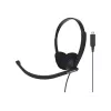 Koss CS200 Headset USB con filo ad archetto Telefonate/Musica USB Type-A Nero