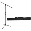Asta per microfono Omnitronic MS-2 con braccio a giraffa, nero