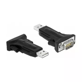 Cavo seriale DeLOCK 66286 USB Type-A DB-9 nero 0,8 m