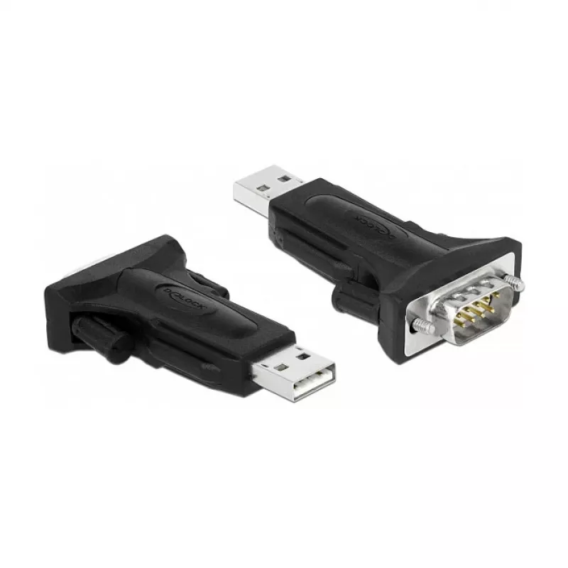 Cavo seriale DeLOCK 66286 USB Type-A DB-9 nero 0,8 m