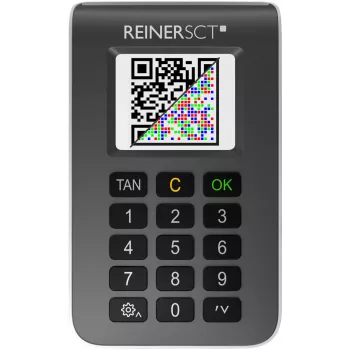 ReinerSCT tanJack photo QR - generatore TAN - antracite