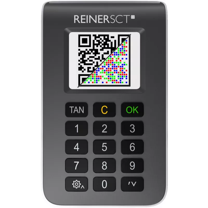 ReinerSCT tanJack photo QR - generatore TAN - antracite