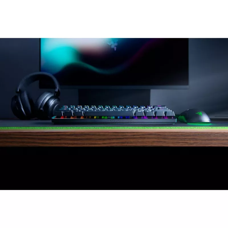 Huntsman Mini, tastiera gaming nera, layout DE, Razer Linear Optical (Red)