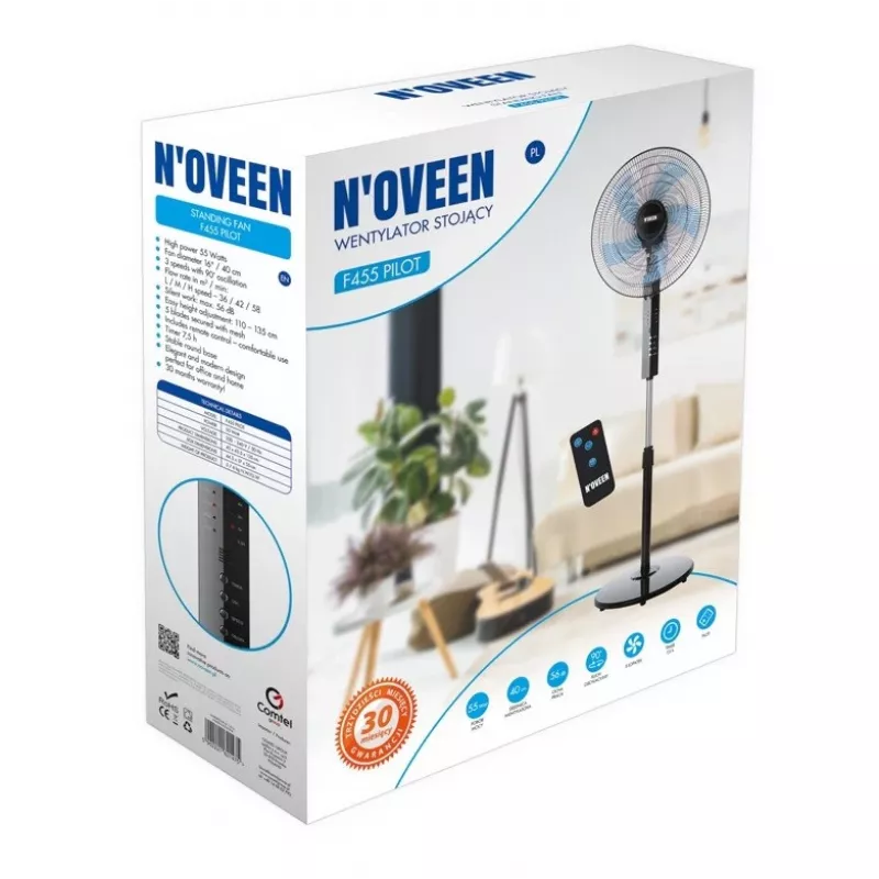Ventilatore a piantana NOVEEN F455 40 cm (16