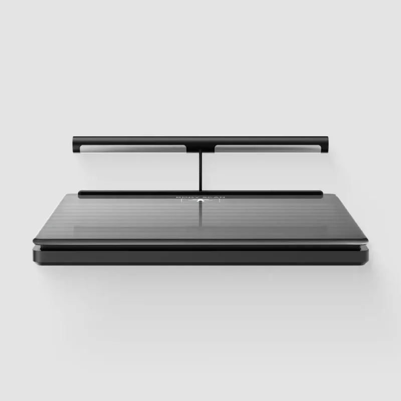 Bilancia pesapersone elettronica Withings BODY SCAN Square nera