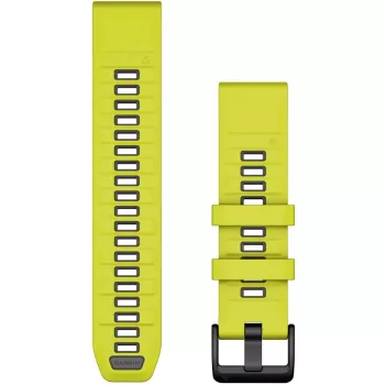 Cinturino Garmin QuickFit 010-13392-08 graphite giallo