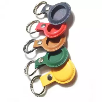 4smarts Set - Custodia per AirTag - Metallo, Pelle sintetica in poliuretano