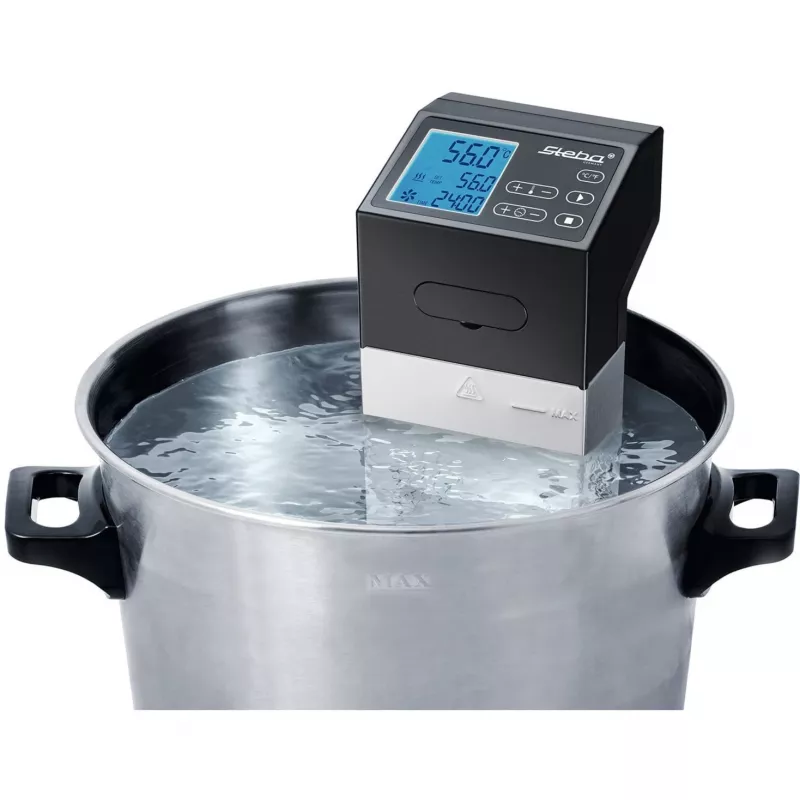 Steba SV 100 Professional cuocitore sous vide, 1500 W, acciaio inox/nero