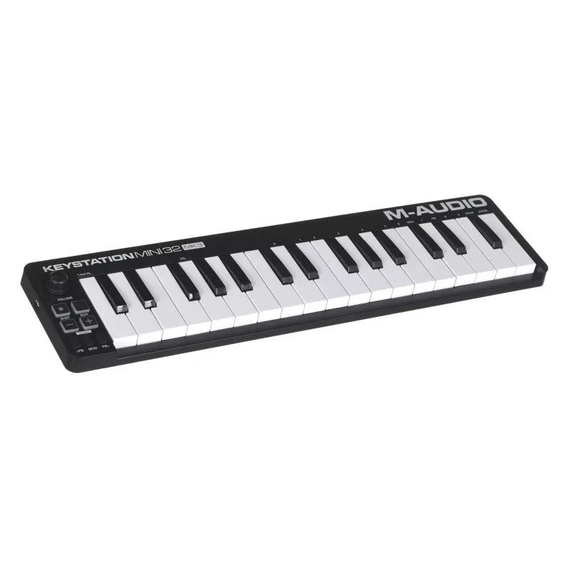 M-AUDIO Keystation Mini 32 MK3 Tastiera MIDI 32 tasti USB nero, bianco