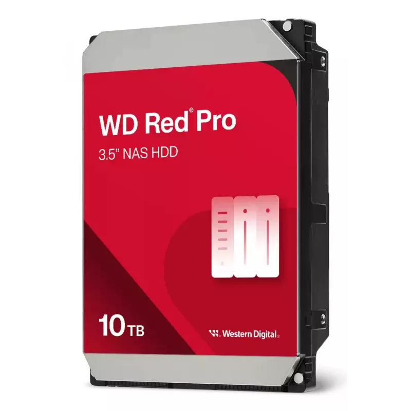 WD Red Pro WD103KFBX - disco rigido - Enterprise - 10TB - interno - 3,5 (8,9 cm) - SATA 6Gb/s - 7200 rpm - buffer: 512MB (WD103KFBX)