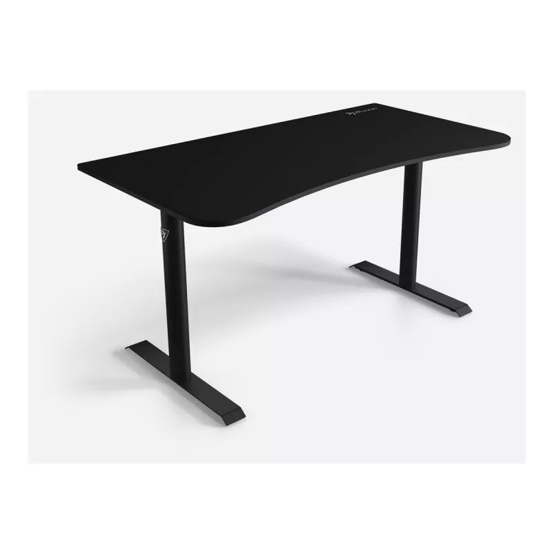 Scrivania gaming Arozzi Arena Medium ARENA-MEDIUM-PBK, 140 x 75,5 cm, tappetino in microfibra su tutta la superficie, Pure Black