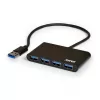 Hub USB Port Designs 900121 USB 3.2 Gen 1 Type-A 5000 Mbit/s nero