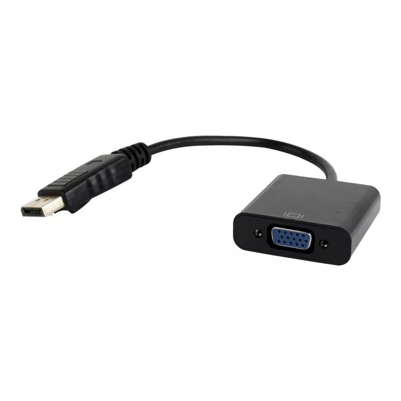 Adattatore DisplayPort a VGA nero
