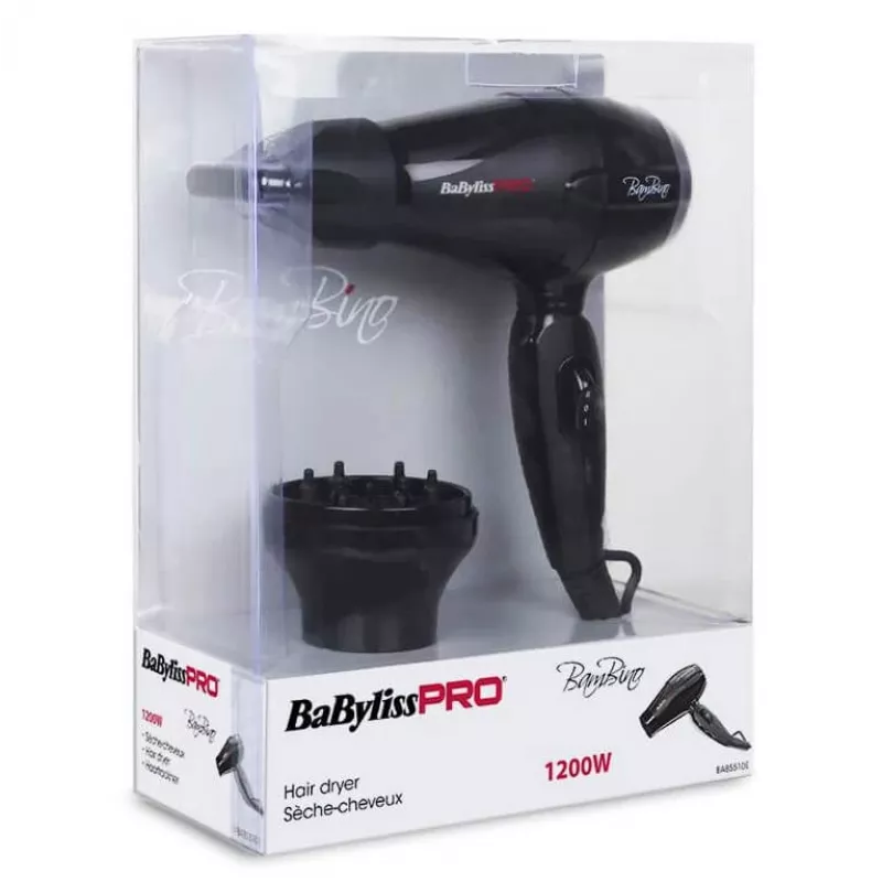 Asciugacapelli BaByliss PRO BamBino BAB5510E asciugacapelli da viaggio compatto leggero