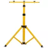 Stativo MACLEAN MCE583 regolabile in altezza per fari, struttura in metallo, giallo