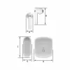 Cuffie Manta MTWS010W Rytmo X TWS bianco