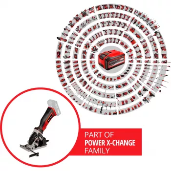 Einhell TE-CS 18/89 Li Solo mini sega circolare a batteria, 18 V (senza batteria)