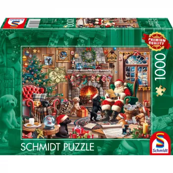 Puzzle Schmidt Spiele 58872 – 1000 pezzi, scena natalizia, dai 12 anni