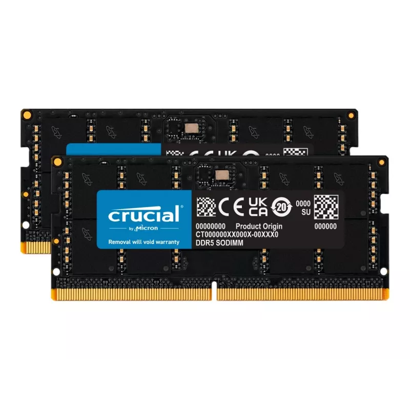 Crucial DDR5 96GB kit 5600MHz CL46 On-die ECC SO-DIMM 262-PIN