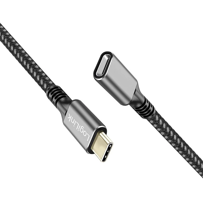 USB 3.2 Gen2 Type-C a USB-C/F, PD, 1m
