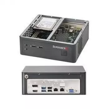 Case Supermicro SuperChassis CSE-101I - case Mini-ITX per 1 CPU Intel Core o Atom fino a 45W TDP, alimentatore esterno richiesto (non incluso) (CSE-101I)