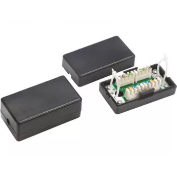 Presa di rete A-LAN WTM06 per cavi Cat5e, AWG 22–26, nero