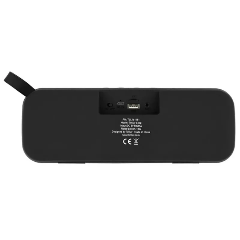 Altoparlante portatile Tellur altoparlante Bluetooth Loop 10W nero